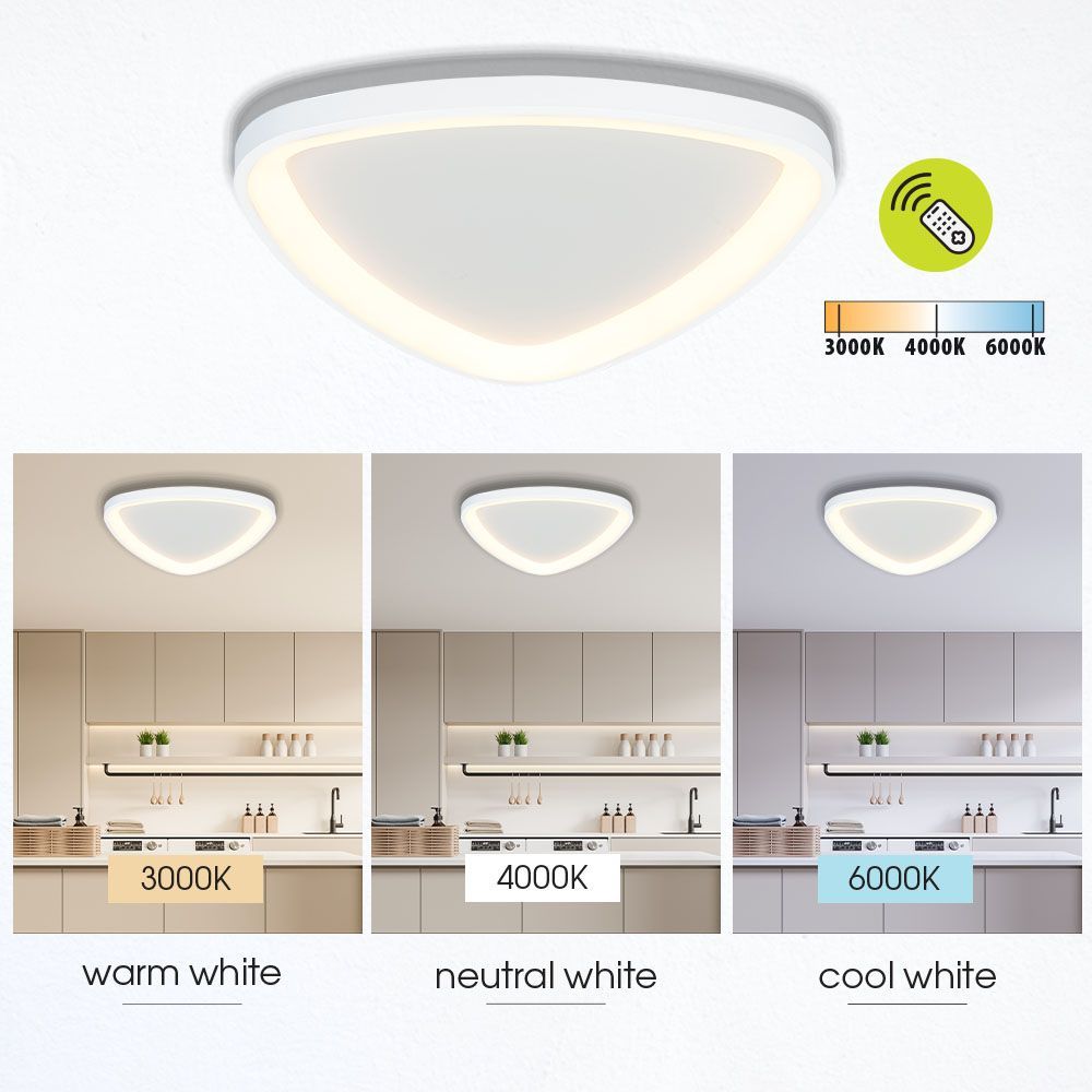 Мултифункционална LED плафониера с дистанционно ANDROMEDA LED ∙ 72W ∙ бял ∙ CCT ∙ 3000-6000K / 005249