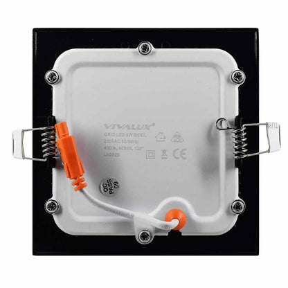 LED ПАНЕЛ GRID LED ∙ 6W ∙ 400LM ∙ ЧЕРЕН ∙ 4000K / 004737