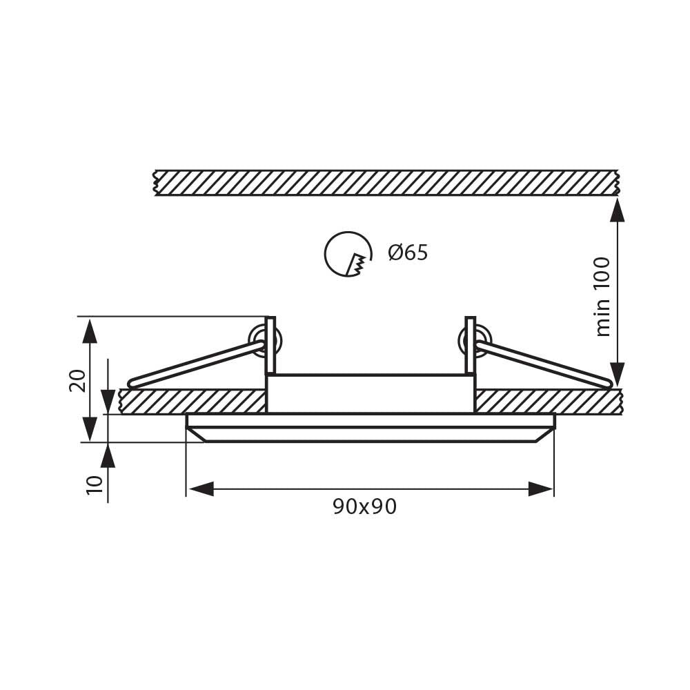 ДЕКОРАТИВНА ЛУНА СЪС СТЪКЛО И АЛУМИНИЙ GRACE SL401 FRS ∙ МАТИРАН / 004029