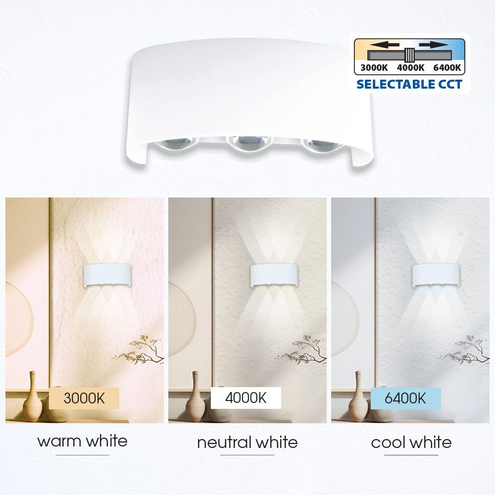 LED ОСВЕТИТЕЛНО ТЯЛО ARUBA LED ∙ 6W ∙ 3000K-4000K-6400K ∙ IP65 / 004821
