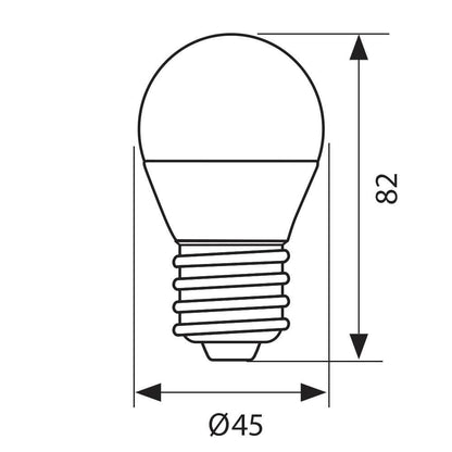 LED ЛАМПА MAX LED ∙ 8W ∙ 806LM ∙ E27 ∙ 6400K / 004464