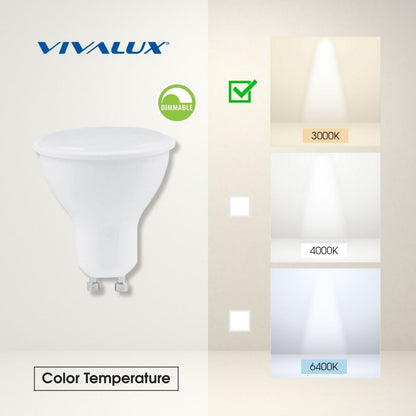 ДИМИРУЕМА LED ЛАМПА VOLUX LED ∙ JDR ∙ 7W ∙ 560LM ∙ GU10 ∙ 3000K / 005064
