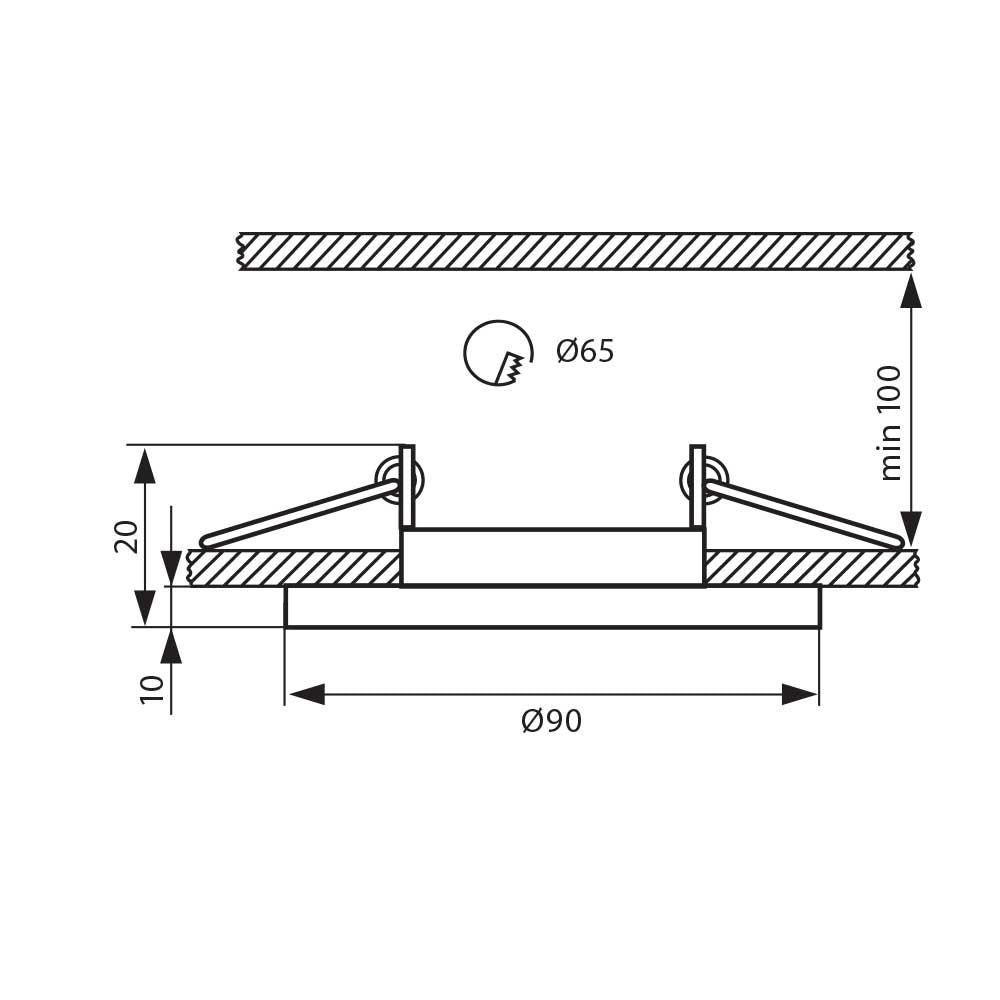 ДЕКОРАТИВНА ЛУНА СЪС СТЪКЛО И АЛУМИНИЙ GRACE SL400 FRS ∙ МАТИРАН / 004027