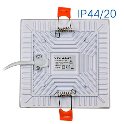 LED ПАНЕЛ QUADRA LED ∙ 18W ∙ 1800LM ∙ БЯЛ ∙ 4000K / 004283