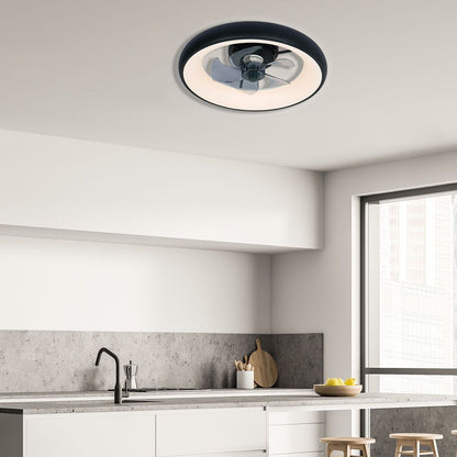 LED плафон с вентилатор KAI LED ∙ 30W ∙ черен ∙ CCT ∙ 3000K-6400K / 005337