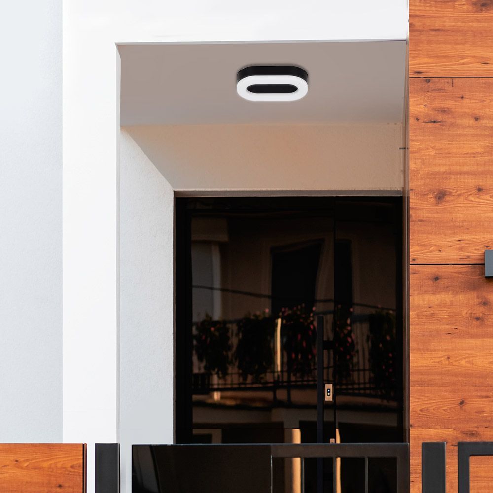 LED ПЛАФОНИЕРА DOLCE/O LED ∙ 11W ∙ ЧЕРЕН ∙ 4000K ∙ IP65 / 004752