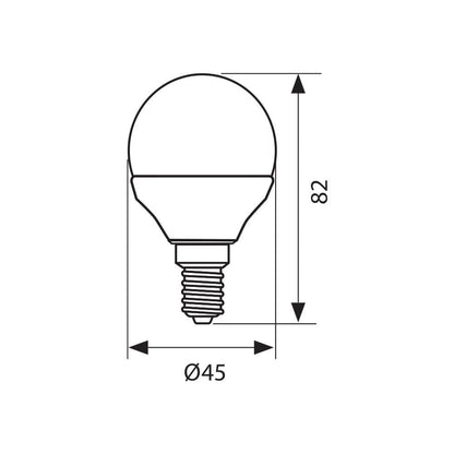 LED ЛАМПА CAMEO LED ∙ 6W ∙ 470LM ∙ E14 ∙ 3000K / 003408