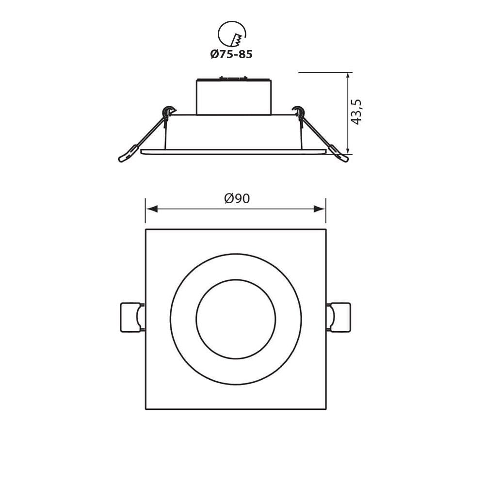 LED ЛУНА HORN LED ∙ 5W ∙ 3000K / 004010