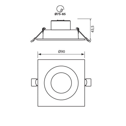 LED ЛУНА HORN LED ∙ 5W ∙ 3000K / 004010