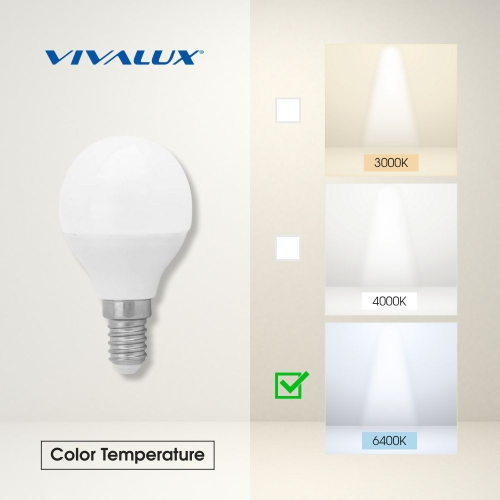 LED ЛАМПА CAMEO LED ∙ 6W ∙ 480LM ∙ E14 ∙ 6400K / 003766