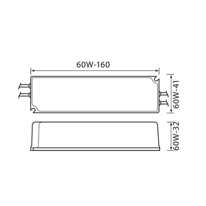 LED ЗАХРАНВАНЕ SPD SLIM LED DRIVER ∙ 60W ∙ IP67 / 003652