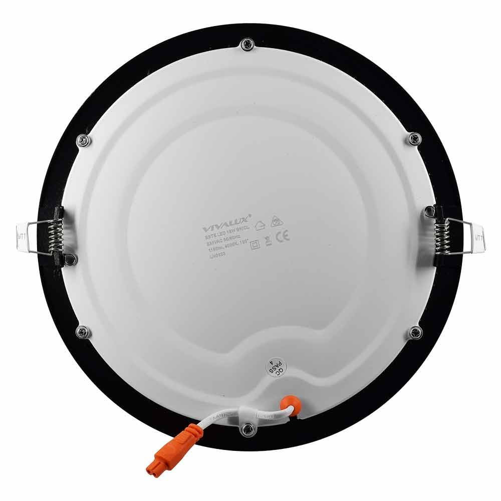 LED ПАНЕЛ ESTE LED ∙ 18W ∙ 1150LM ∙ ЧЕРЕН ∙ 4000K / 004736