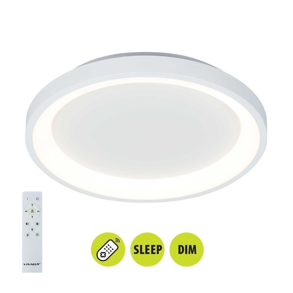 Мултифункционална LED плафониера с дистанционно ALEXA-C LED ∙ 60W ∙ бял ∙ CCT ∙ 3000-6000K /  005251