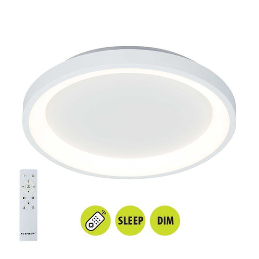 Мултифункционална LED плафониера с дистанционно ALEXA-C LED ∙ 60W ∙ бял ∙ CCT ∙ 3000-6000K /  005251