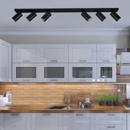 ЛИНЕЕН СПОТ ЗА ТАВАН SP716-6L BK LUX ∙ ЧЕРЕН ∙ 6XGU10 / 004568