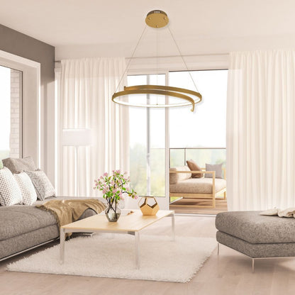 LED ПОЛИЛЕЙ OMICRON LED ∙ 38W ∙ ЗЛАТО ∙ CCT-SWITCH ∙ 3000-4000-6000K / 004869