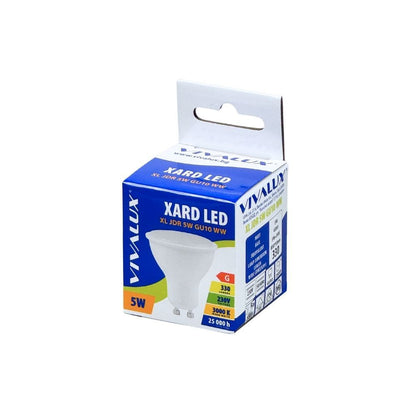 LED ЛАМПА XARD LED ∙ JDR ∙ 5W ∙ 350LM ∙ GU10 ∙ 3000K / 003343