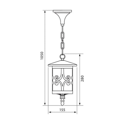 ФЕНЕР JARDIN ∙ H008 ∙ КАФЕ ∙ IP44 / 004234