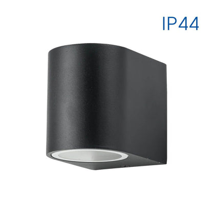 ФАСАДНО ОСВЕТИТЕЛНО ТЯЛО PORTO/R ∙ 1 X GU10 ∙ ЧЕРЕН ∙ IP44 / 004246