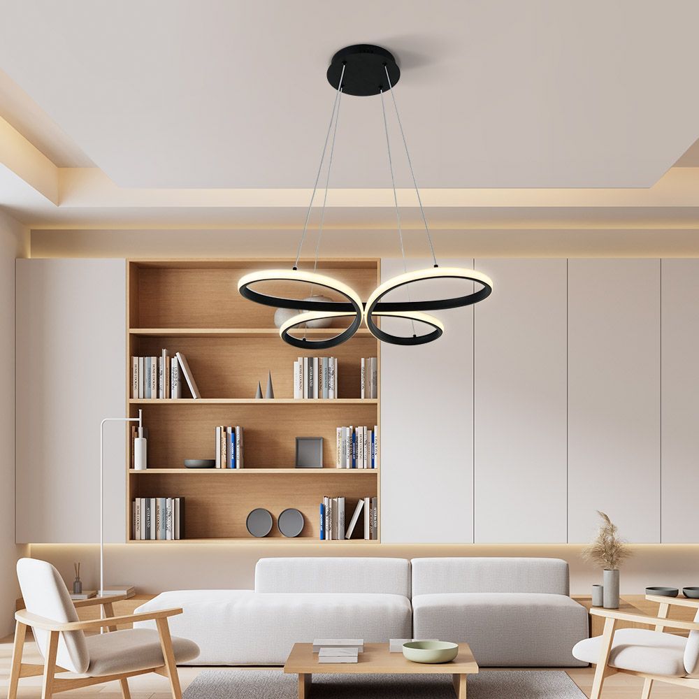 LED полилей BUTTERFLY-P LED ∙ 37W ∙ черен ∙ CCT-switch ∙ 3000-4000-6000K / 005330