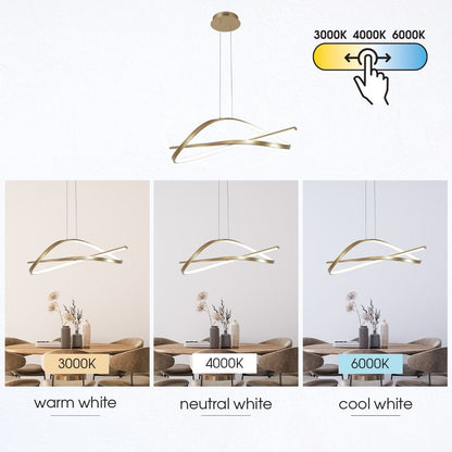 LED полилей MIRAGE-P LED ∙ 40W ∙ злато ∙ CCT-switch ∙ 3000-4000-6000K / 005336