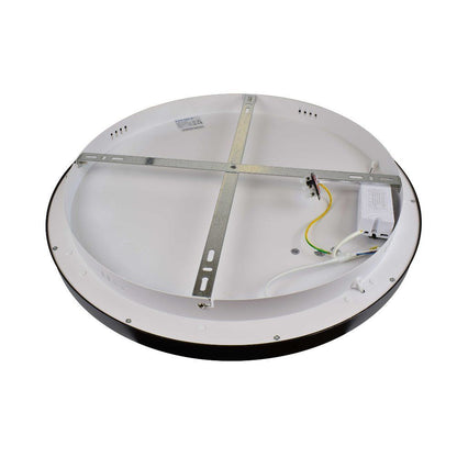 Мултифункционална LED плафониера с дистанционно ALEXA-C LED ∙ 80W ∙ черен ∙ CCT ∙ 3000-6000K / 005254
