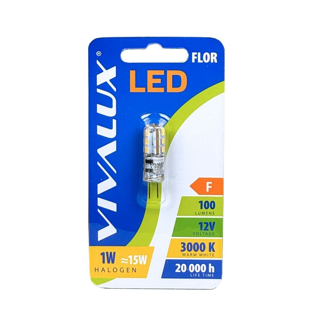 LED ЛАМПА FLOR LED ∙ 1W ∙ 100LM ∙ G4 ∙ 3000K / 003320
