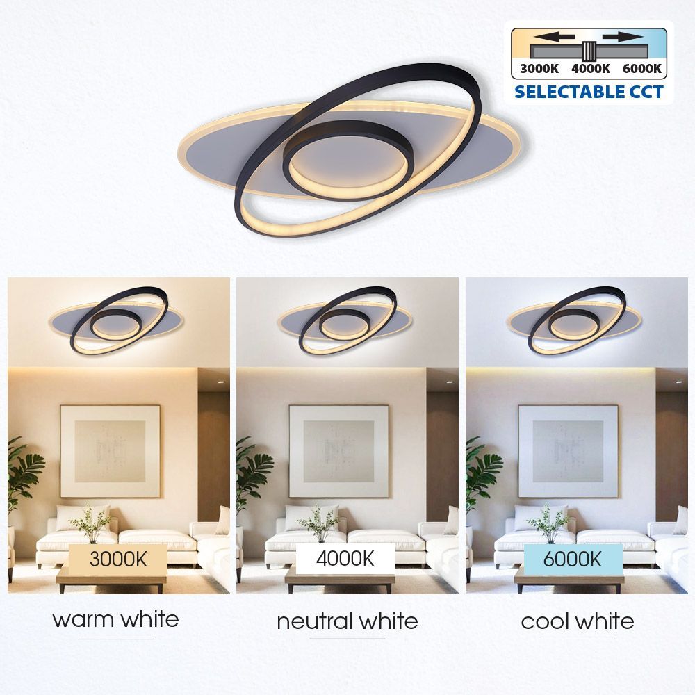 LED ПЛАФОНИЕРА ASTREA LED ∙ 46W ∙ CCT ∙ 3000-4000-6000K / 005156