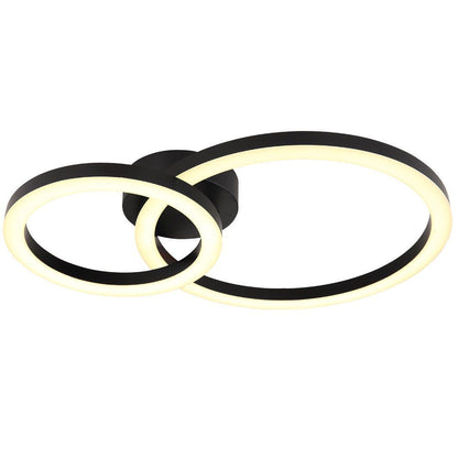 LED ПЛАФОН ZION LED ∙ 18W ∙ ЧЕРЕН ∙ 4000K / 005041