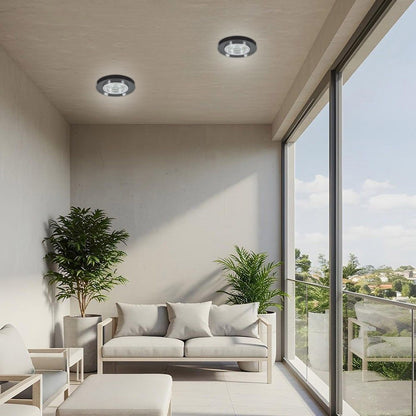 ДЕКОРАТИВНА ЛУНА СЪС СТЪКЛО И АЛУМИНИЙ GRACE SL400 ∙ ЧЕРЕН / 003870