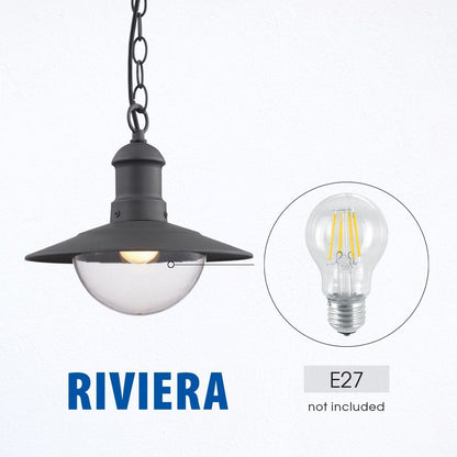 ФЕНЕР RIVIERA ∙ H010 ∙ СИВ ∙ IP44 / 004369