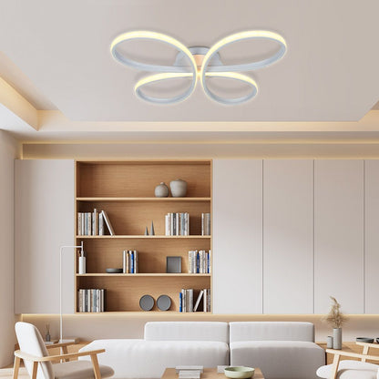 LED плафон BUTTERFLY-C LED ∙ 37W ∙ бял ∙ CCT-switch ∙ 3000-4000-6000K / 005327