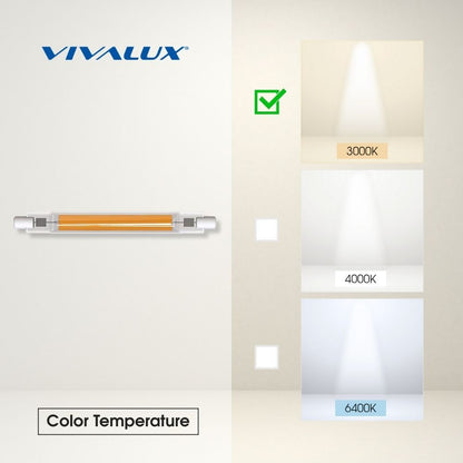 LED ЛАМПА ARA LED ∙ 4W ∙ 470LM ∙ R7S ∙ 3000K / 004434