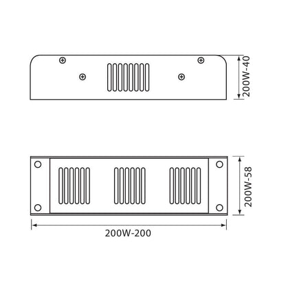LED ЗАХРАНВАНЕ SMPD LED DRIVER ∙ 200W / 003898