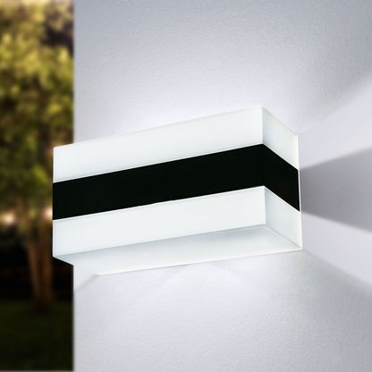 ФАСАДЕН LED АПЛИК DUBLIN ∙ 8W ∙ БЯЛ/ЧЕРЕН ∙ 4000K ∙ IP65 / 005150