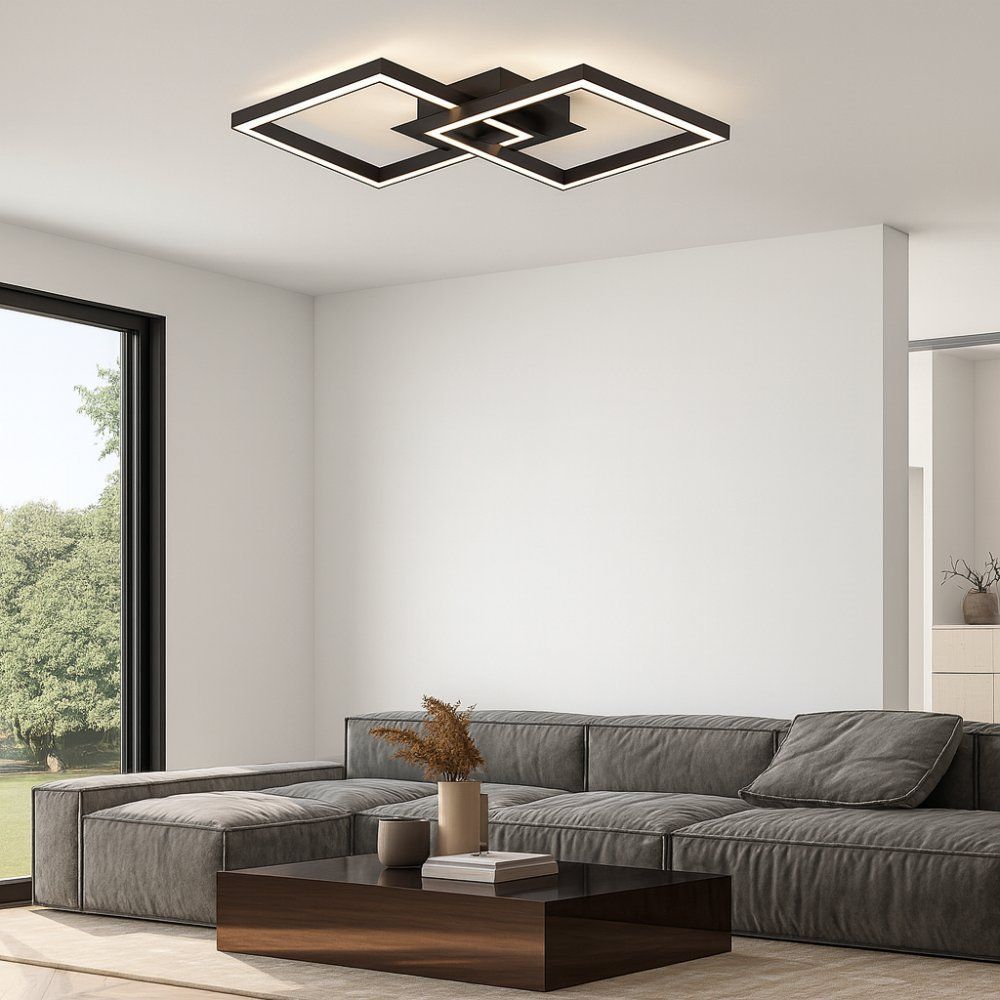 LED ПЛАФОН SONOMA LED ∙ SQ2 ∙ 20W ∙ ЧЕРЕН ∙ 4000K / 005033