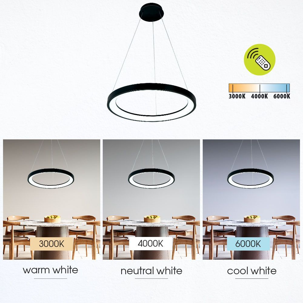 LED полилей ALEXA-P LED ∙ 55W ∙ черен ∙ CCT ∙ 3000-6000K / 005256
