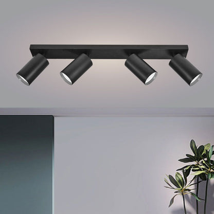 ЛИНЕЕН СПОТ ЗА ТАВАН SP711-4L BK LUX ∙ ЧЕРЕН ∙ 4XGU10 / 004560