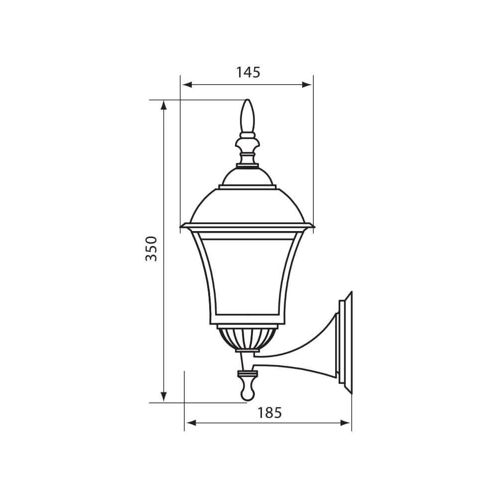 ФЕНЕР SOFIA ∙ WU005 ∙ АНТИЧНО СРЕБРО ∙ IP44 / 004213