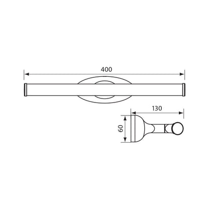 LED ТЯЛО ЗА БАНЯ WALLY LED ∙ 6W ∙ 4000K ∙ IP44 / 004014