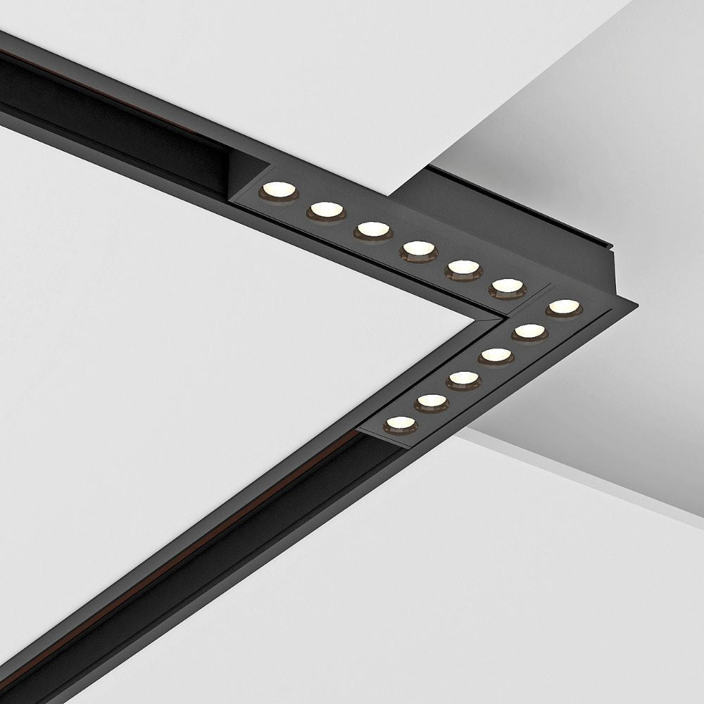 SLIM25 МАГНИТЕН LED ЪГЪЛ LEMINI LED ∙ 12W ∙ ЧЕРЕН ∙ 4000K / 004933