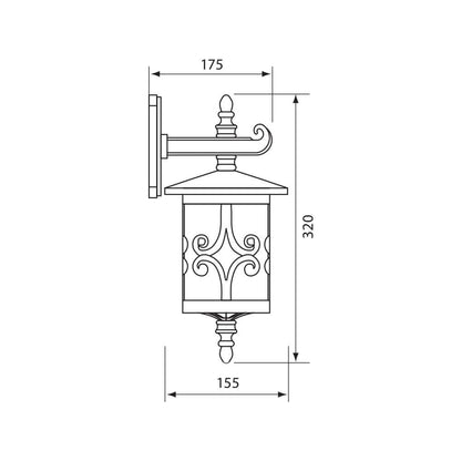 ФЕНЕР JARDIN ∙ WD008 ∙ КАФЕ ∙ IP44 / 004232