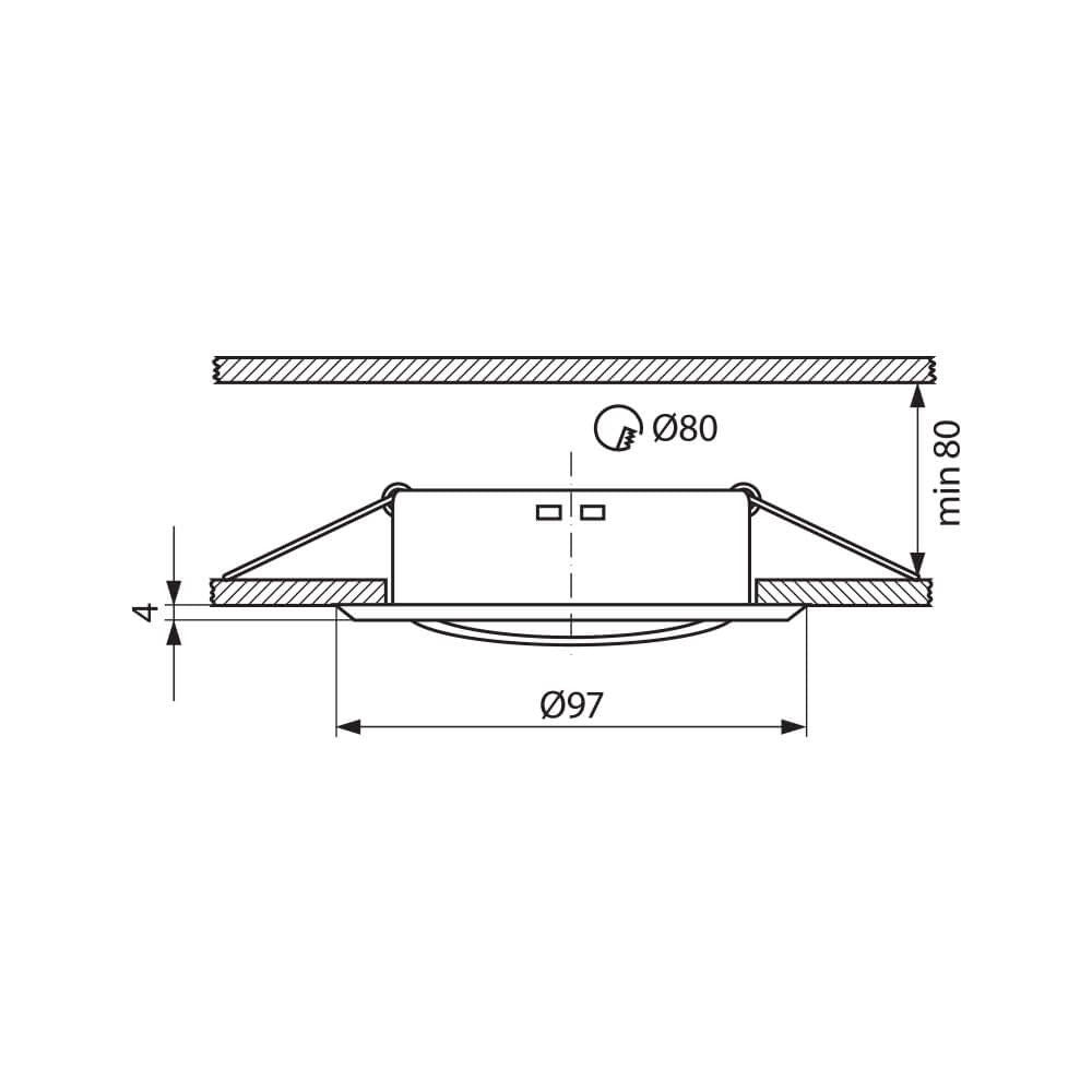 ЛУНА ЗА ВГРАЖДАНЕ NOX SL215 ∙ ЧЕРЕН / 004656