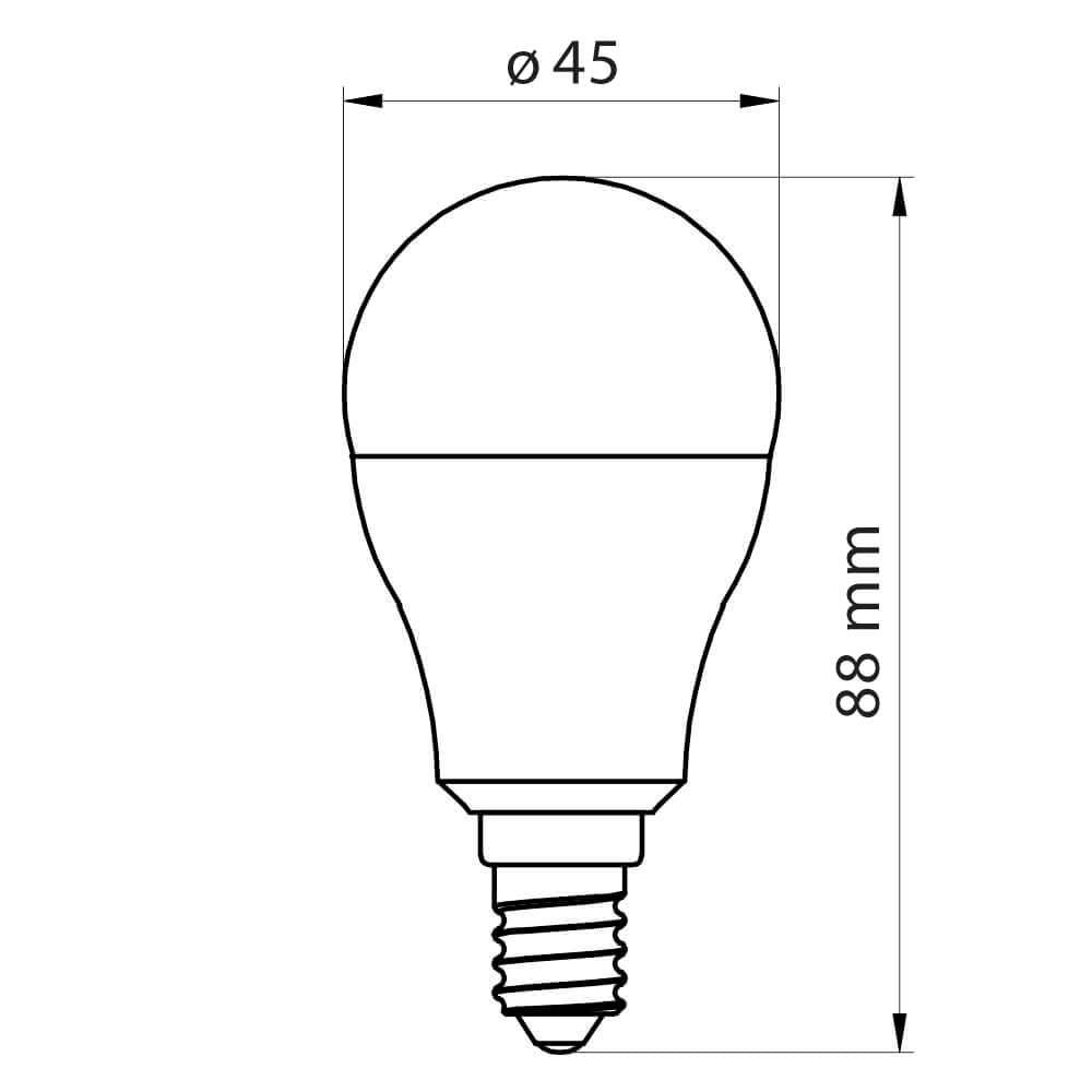 LED ЛАМПА NORRIS LED PREMIUM ∙ 9W ∙ 868LM ∙ E14 ∙ 4000K / 004305