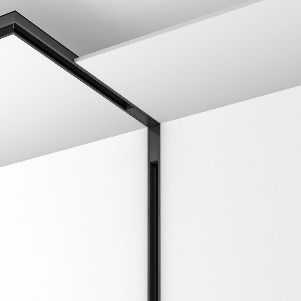 SLIM25 ЕЛЕКТРИЧЕСКИ КОНЕКТОР СТЕНА-ТАВАН C-TRACK ∙ ЧЕРЕН / 004940