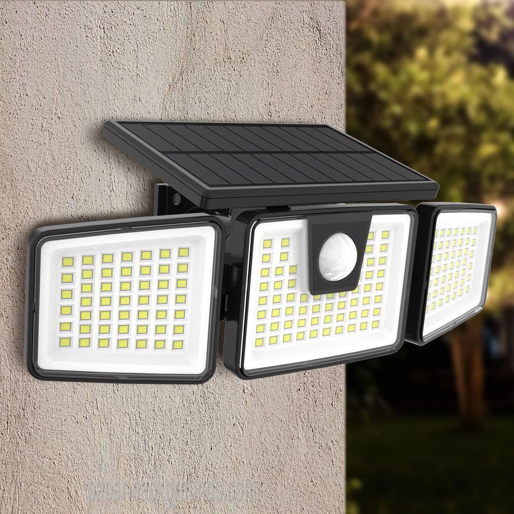 СОЛАРНО ФАСАДНО LED ТЯЛО СЪС СЕНЗОР BAT SOLAR LED ∙ PIR ∙ 7W ∙ 6400K ∙ IP44 / 005144