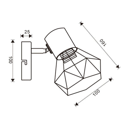 СПОТ ANEKE ∙ SP773 ∙ 1XE14 ∙ ЧЕРЕН / 005022