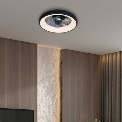 LED плафон с вентилатор KAI LED ∙ 30W ∙ черен ∙ CCT ∙ 3000K-6400K / 005337