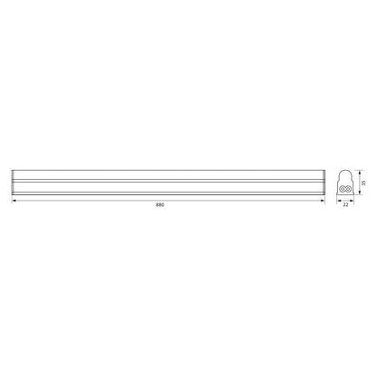 LED ОСВЕТИТЕЛНО ТЯЛО SPICA LED ∙ T5 ∙ 13W ∙ 4000K / 003499