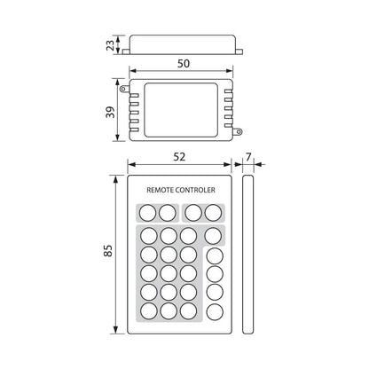 RGB IR LED КОНТРОЛЕР / 003585